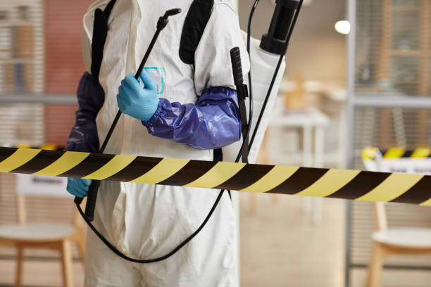 Professional Biohazard technician working in Shirley, NY